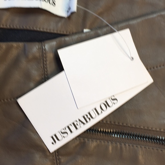 Just Fabulous faux leather high waisted leggings - Picture 8 of 11